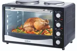 2 Plate Stove with Oven  3080W, $ 100.00