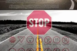 ROAD SIGN - STOP SIGN, $ 10.00