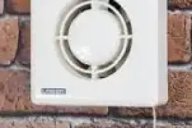 Domestic wall mounted fume extractor fan, $ 80.00