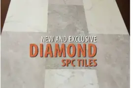 Diamond SPC Tile Stone Plastic composite