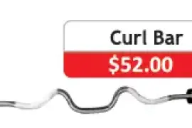 Curl Bar, $ 52.00
