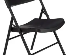 Black Onyx Fold Flat Chairs, $ 2.00