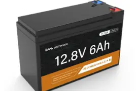 Mat Lithium Battery 12-8v 6ah xcube with bms 