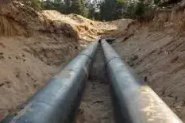 Laying of Sewage Pipes, $ 0.00