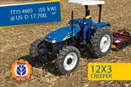 New Holland TT75 Tractor, $ 0.00