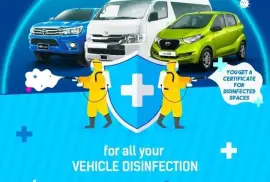 Vehicle Disinfection , $ 0.00
