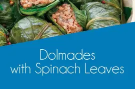 Dalmades with Spinach Leaves, $ 0.00