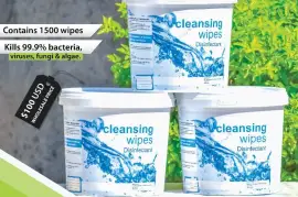 Disinfectant Wipes, $ 100.00